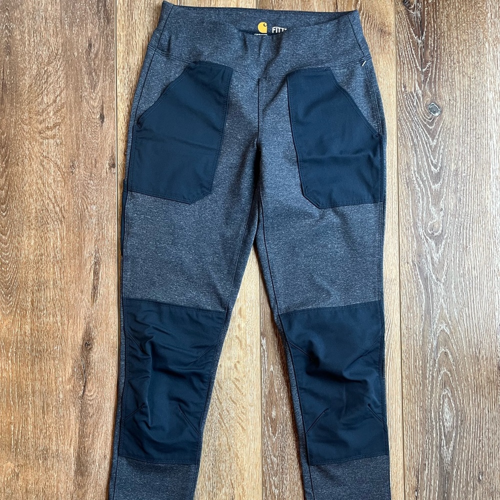 NWOT Carhartt Navy Fitted Work Leggings